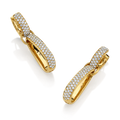 deBoulle Collection Pave Set Diamond Link Earrings