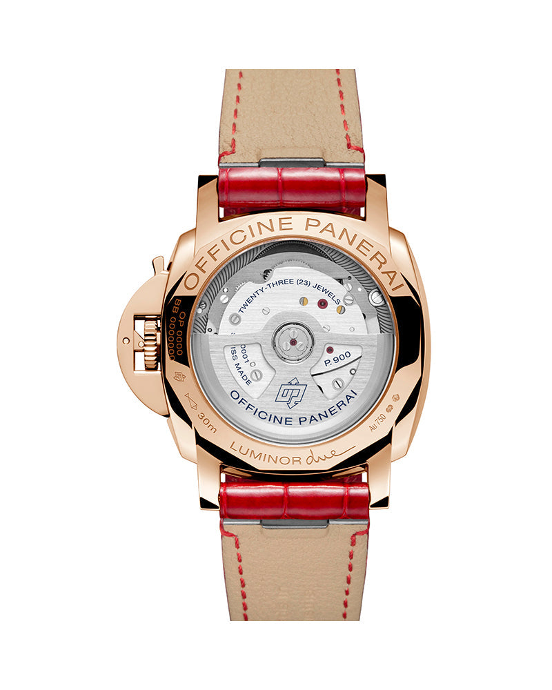 PANERAI PICCOLO DUE MADREPERLA, 38 MM,  ROSE GOLD