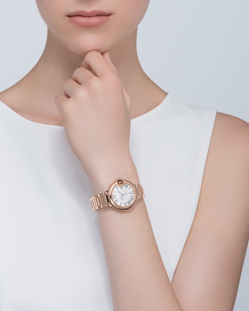BALLON BLEU DE CARTIER, 33 MM, ROSE GOLD