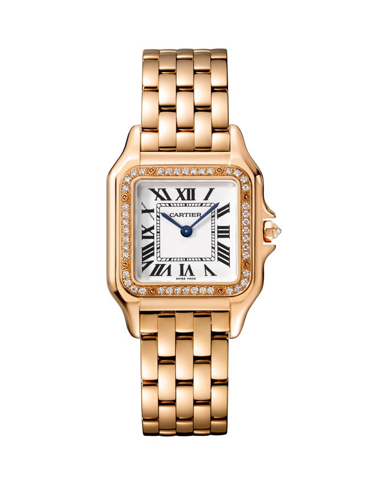 PANTHERE DE CARTIER, MEDIUM, ROSE GOLD, DIAMONDS