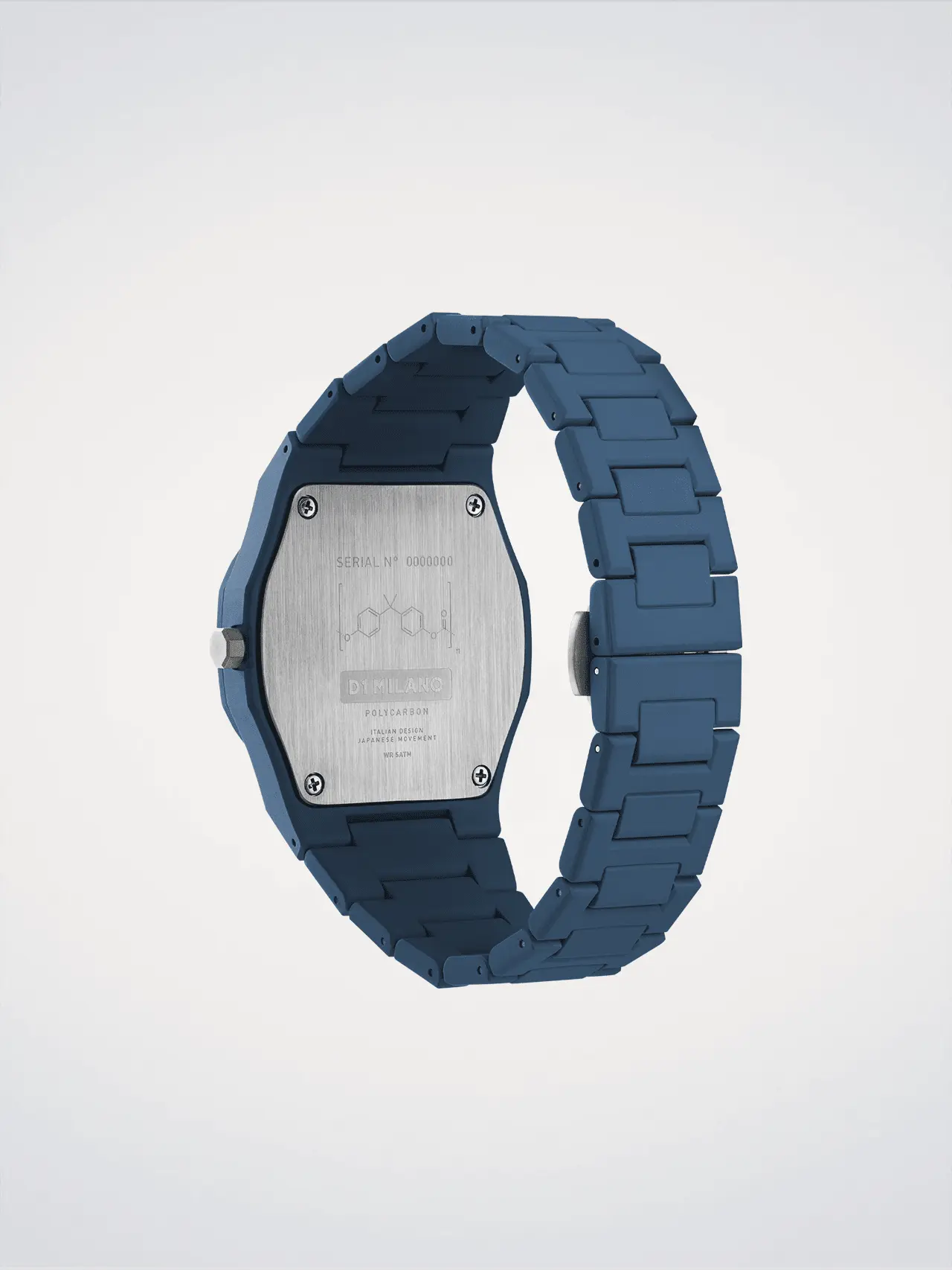 D1Milano Polycarbon Navy Blue 40MM D1-PCBJ21