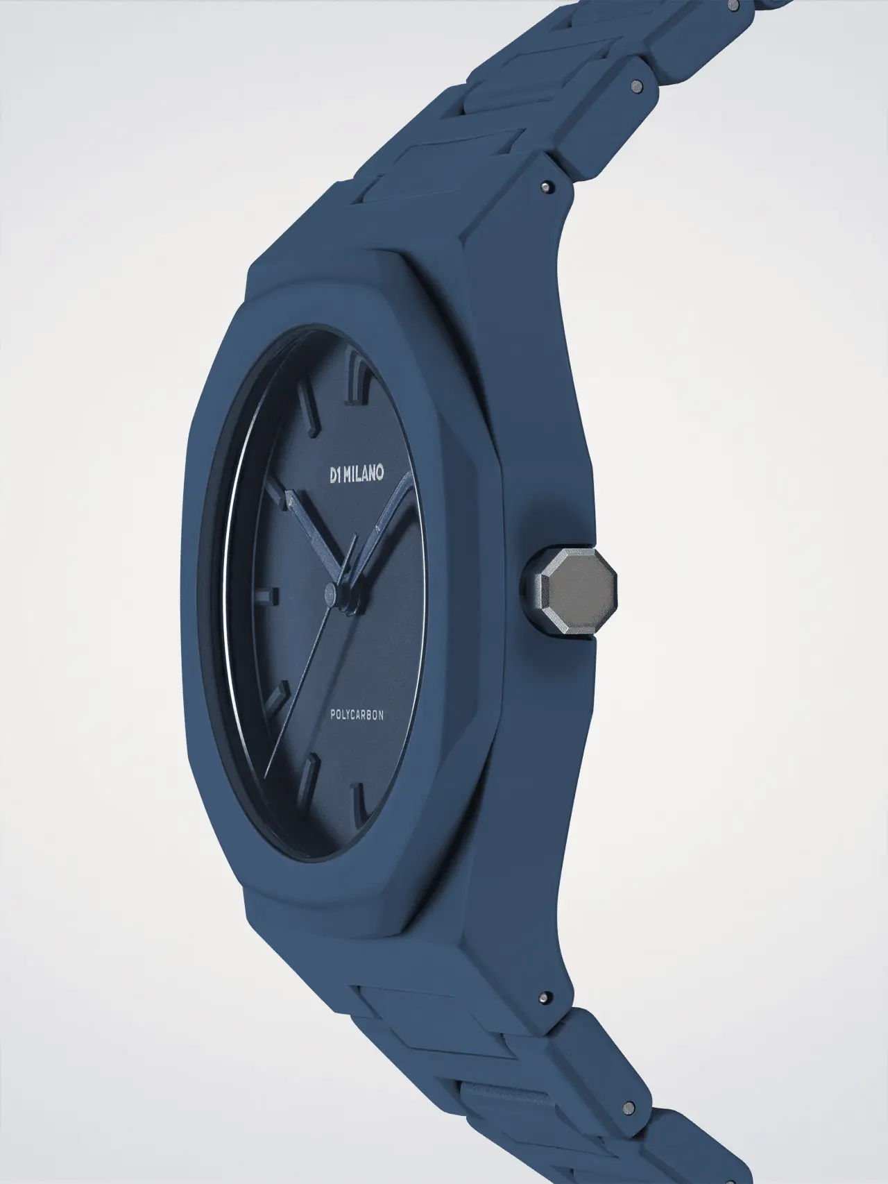 D1Milano Polycarbon Navy Blue 40MM D1-PCBJ21