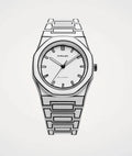 D1Milano Polycarbon White Sketch 40MM D1-PCBJ34