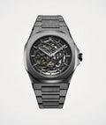 D1Milano Skeleton Gun Metal 41MM D1-SKBJ11
