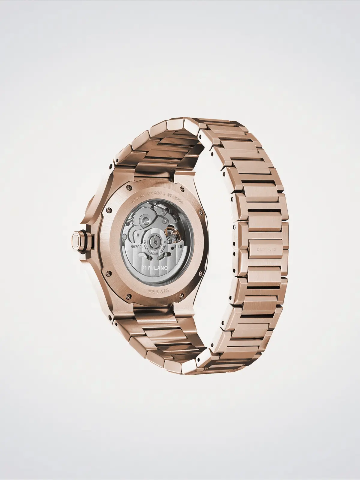 D1Milano Skeleton Rose Gold 41MM D1-SKBJ12