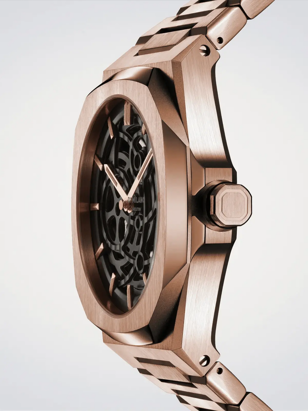 D1Milano Skeleton Rose Gold 41MM D1-SKBJ12