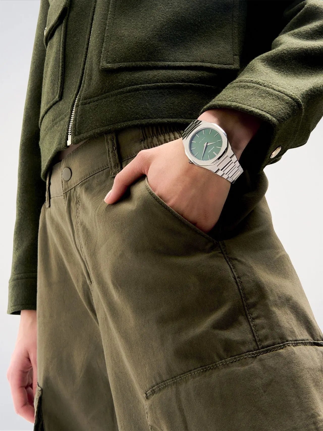 D1Milano Ultra Thin Moss 40MM D1-UTBJ06