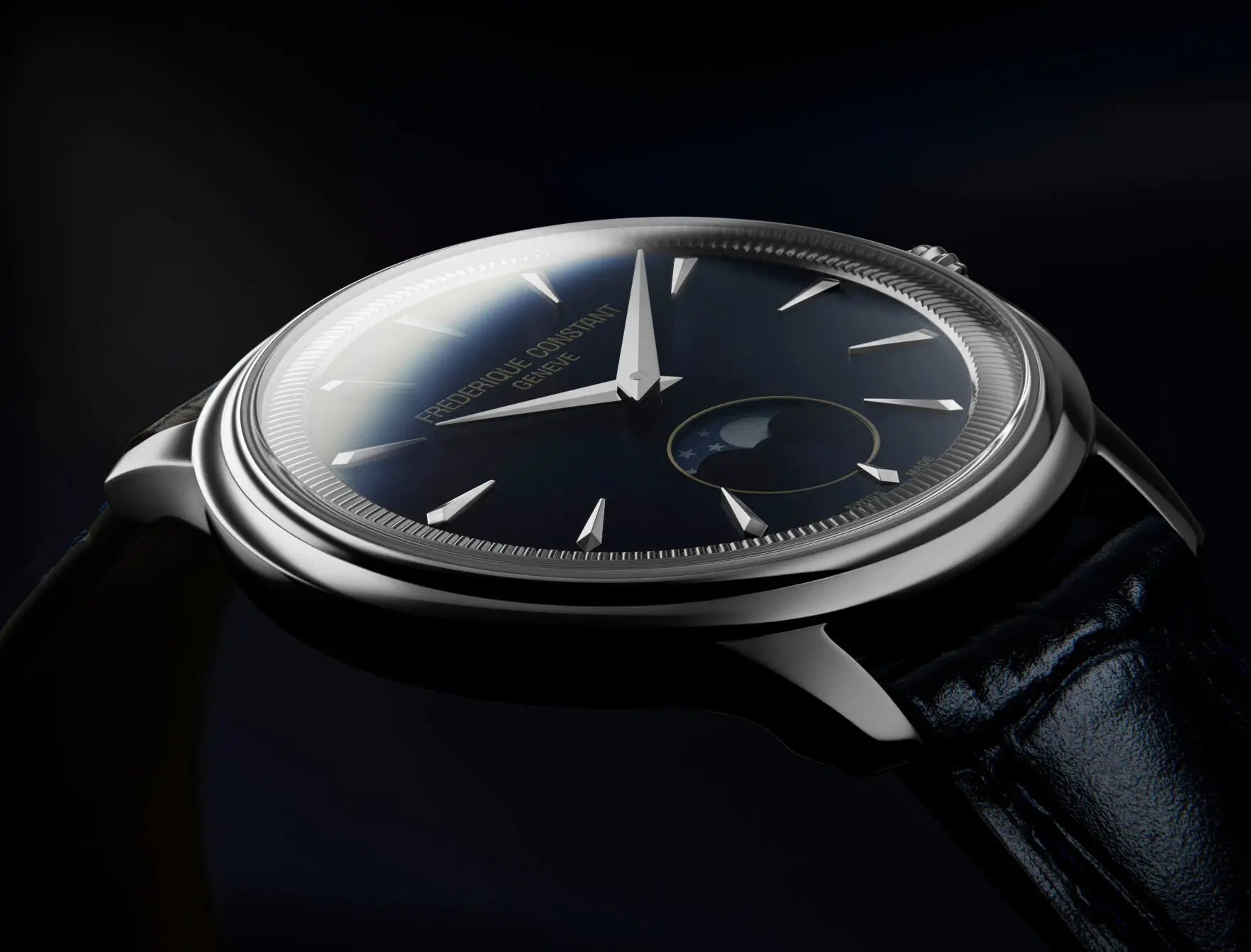 Frederique Constant Moneta Moonphase 37mm FC-206N3S6