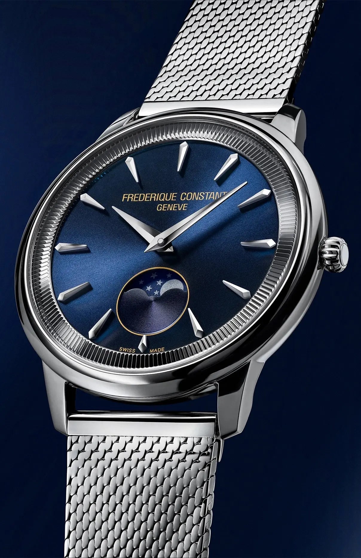 Frederique Constant Moneta Moonphase 37mm FC-206N3S6B