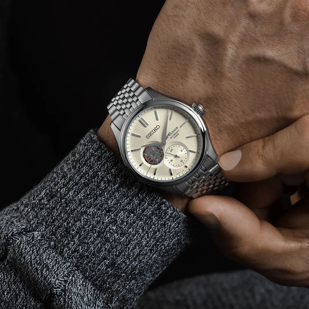 SEIKO PRESAGE CLASSIC SERIES 'SHIRO-IRO' OPEN HEART 40.2MM SPB469J1
