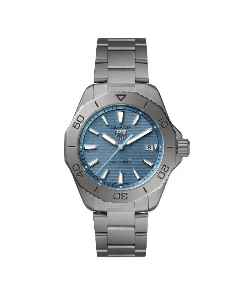 TAG Heuer Aquaracer Solargraph 40mm Titanium Watch WBP1182.BF0000