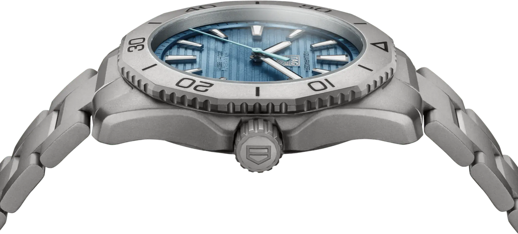 TAG Heuer Aquaracer Solargraph 40mm Titanium Watch WBP1182.BF0000